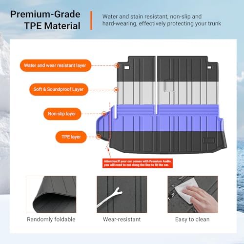 powoq Cargo Mat Backrest Mats Compatible - Image 5
