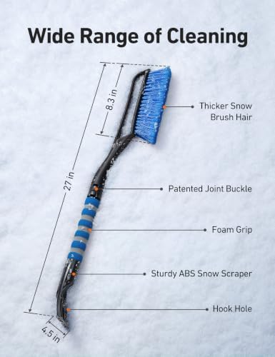AstroAI 27" Snow Brush & Ice Scraper - Image 4