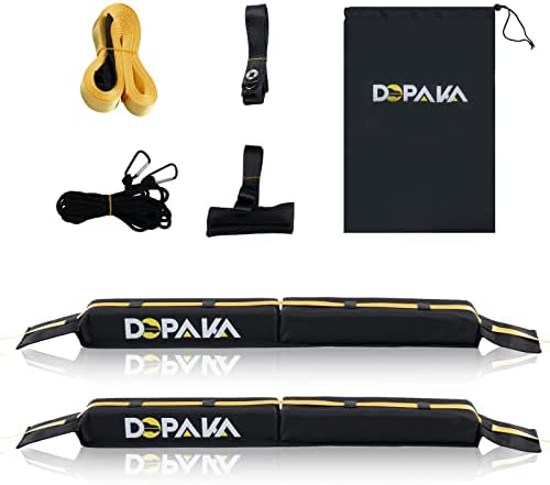 Kayak Roof Racks, Soft Roof Rack Pads, Universal Car Roof Rack by Dopaka