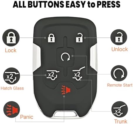 Smart Replacement Key Fob Cover fit - Image 3