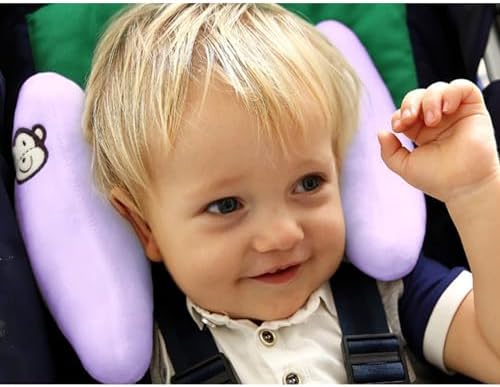 Baby Car Seat Head Neck Support, Portable U-Shape Travel Pillow - Image 4