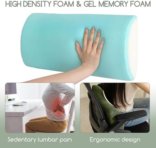 HIGOGOGO Lumbar Support Pillow for Recliner Chair/Accent Chair/Couch, Memory - Image 3