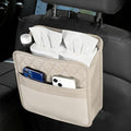 Car Seat Back Organizer, Leather Backseat Hanging Storage Bag, Car Large by Unknown