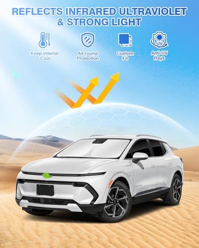 Canvcle Window Shades for 2024-2025 2026 Chevrolet/Chevy Equinox EV Accessories - Image 2