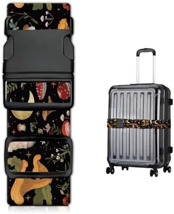 Luggage Straps for Suitcases, Heavy Duty Travel Belt by JYCardPKT