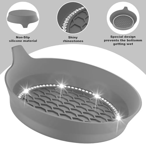 2 PCS Car Cup Coasters, Bling Cup Holder Coaster - Image 5