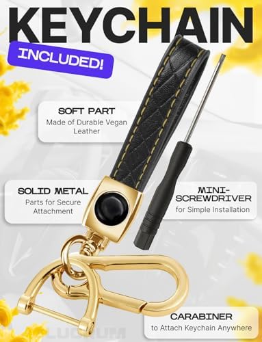 Lucrum Compatible with Honda Key Fob Cover & Keychain - Image 5