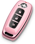 for Nissan Key Fob Cover 3 Buttons Car Key Case Sentra Kicks Pathfinder Rogue by ZSPDACC