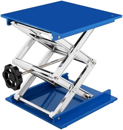 Lab Jack Stand Platform 8" x 8", Laboratory Support Stand 200x200mm Manual Lab by SwigranceQualityCreativity