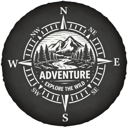 Spare Tire Cover，Compass Camper Spare Tire Cover Waterproof Sun Protection - Image 7