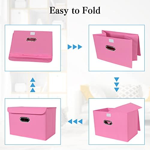 STOREONE Fabric Storage Cube Bins Foldable Organizer Container Collapsible - Image 6