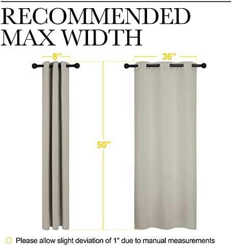 NICETOWN Kitchen Curtains for Decoration, Thermal Insulated Grommet Room - Image 7