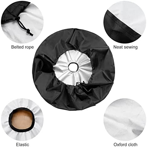 Delerain Spare Tire Cover with Backup Camera Hole Two Koi Fish Wheel Covers Sun - Image 5
