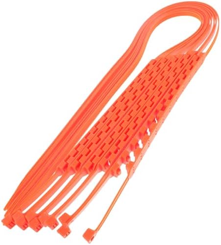 VOSAREA Car Tire Anti-skid Snow Chains, Extendable Snow Tire Strap by Vosarea