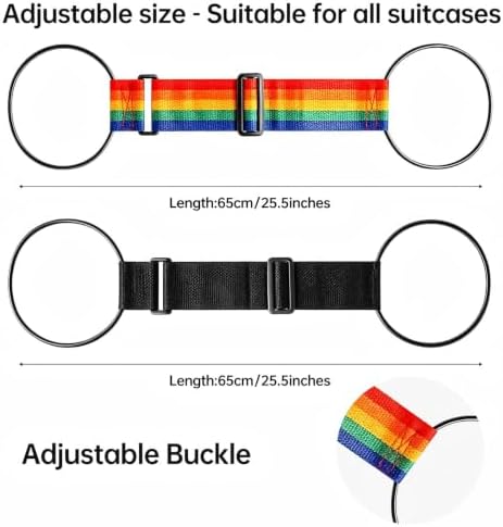 Luggage Strap for Luggage, Family Set Colorful - Image 4