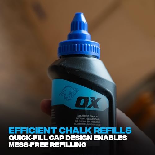 OX Blue Chalk Line Powder 8oz - Image 4
