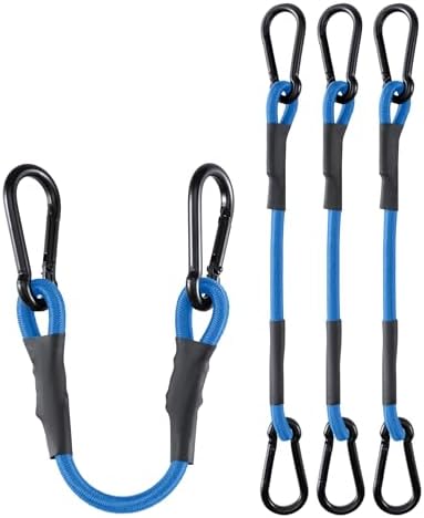 8 Pack 60" Heavy Duty Bungee Cords by LuckyStraps