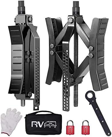 RVPNR217B RV Wheel Chock Stabilizer, Camper x chocks Travel Trailer, Wheel by RVPNR