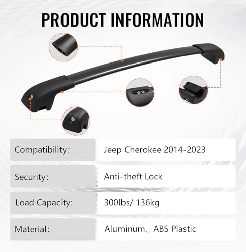 Lockable Roof Rack Cross Bars Compatible - Image 6