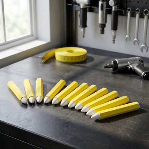 Beaupretty 12pcs Yellow Tire Marker Pen Wax Crayon - Image 6