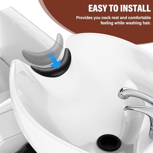 Shampoo Bowl Pillow Neck Rest for Salon Shampoo Sink, Salon Wash Bowl Neck - Image 4