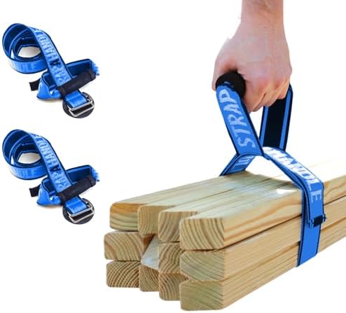 4’ Carry Strap with Handle | 2-Pack | Heavy Duty | Adjustable Belt | Easy by Strap-A-Handle