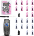21 PCS Tire Repair Rubber Nail Kit, Premium Spiral Screw-in Tire Plugs by SNYZU%E2%80%94EnhancingHomeLife