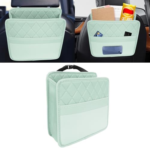 Car Seat Back Organizer, Car Organizers and Storage, Leather Multipurpose by Unknown