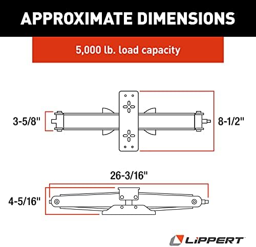Lippert Manual RV Scissor Jacks Kit 2-Pack - Image 2