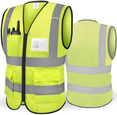 TICONN High Visibility Reflective Safety Vest by TICONN