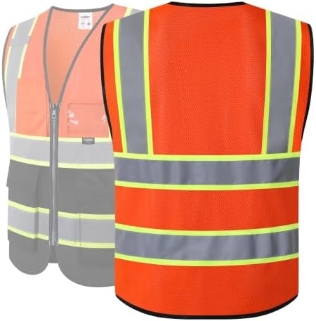 JKSafety Safety Vest for men women Hi Vis Vest - Image 5
