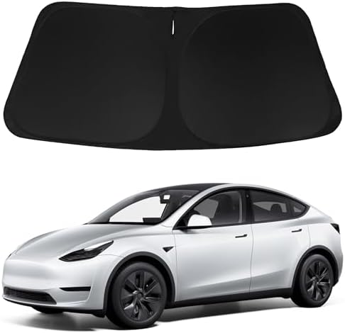 Model Y Car Windshield Sunshade by QZZYXYL