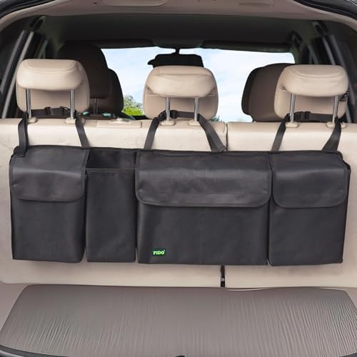 PIDO Hanging Trunk Organizer, SUV Backseat Storage Bag by PIDOProducts