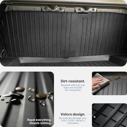 Rear Seat Back Cover Tesla Model 3 Highland 2024/2025/2026, All Weather TPE - Image 4
