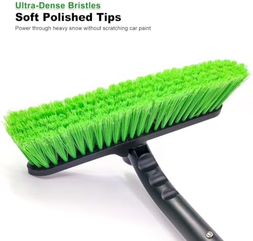 SEAAES 44 Inch Extendable Snow Brush, Snow Ice Scraper - Image 3