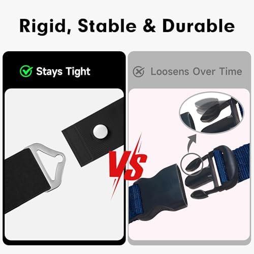 2-in-1 Travel Belt for Luggage Over Handle, Luggage Belt for Carry on Bag - Image 5