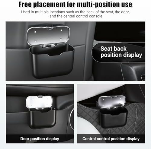 UYYE Car Trash Can, Car Garbage Bin - Image 4