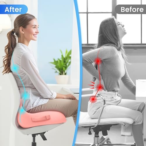 CushZone Ergonomic Seat Cushion, Sciatica Support - Image 7