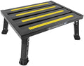 Adjustable RV Step Stool, Wide Platform, Foldable Legs by DEPSUNNY-Getyourlifeback