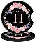 2pcs Letter H Car Coasters, Absorbent Universal neoprener Cup Holder Coasters by Unknown