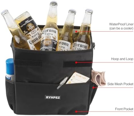 Ryhpez Car Trash Can with Lid - Image 4