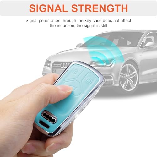 for Audi Key Fob Cover with Keychain - Image 6
