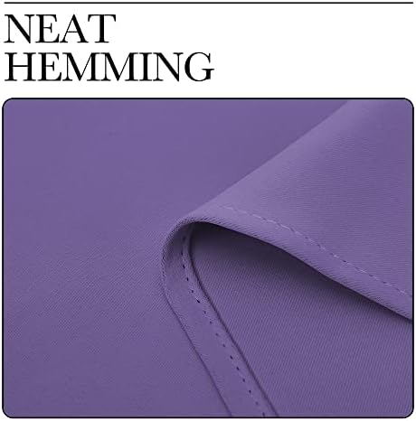 NICETOWN Lilac Purple Blackout Curtains 120" Long - Image 7