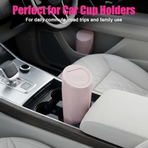 Car Trash Can, 2 Pack Leakproof Mini Garbage Bin - Image 4