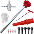 Quick Change Car Tire Valve Tool Kit, Tire Valve Stem Core Remover by Unknown