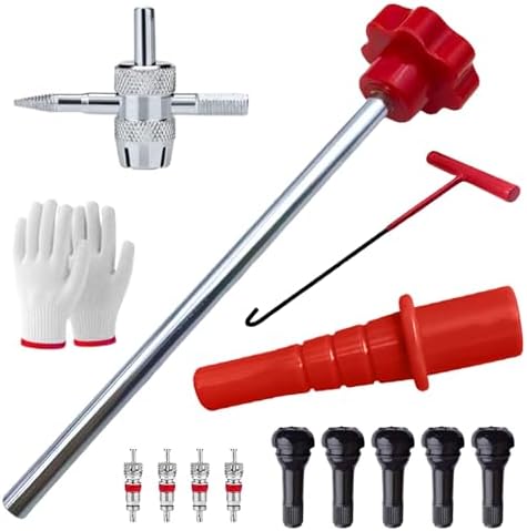 Quick Change Car Tire Valve Tool Kit, Tire Valve Stem Core Remover by Unknown