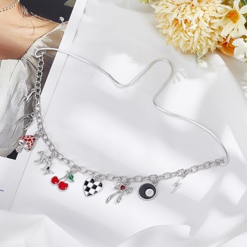 Rearview Mirror Charm for Car Stainless Steel Cable Chain - Image 4