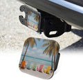 2 Inch Hawaiian Beach Chairs Trailer Hitch Cover Rubber Receiver Tube Plug Cap by Unknown