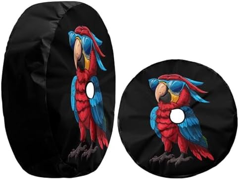 Cartoon Parrot Spare Tire Cover - Image 3