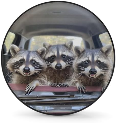 Raccoon Spare Tire Cover Waterproof Dust-Proof Spare Wheel Covers by Unknown